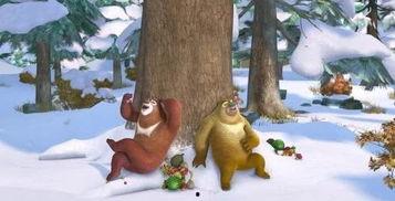 熊出没冬天吃瓜,意外发现神秘瓜果乐园